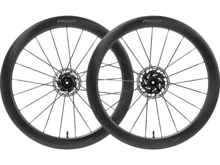 FFWD Raw 55 matte black carbon road wheels tubeless-ready 2025