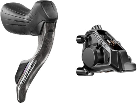 SRAM Force AXS E1 right brake lever with front Flat Mount caliper (reversed setup, 950 mm hose)